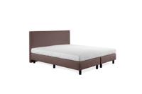 Beddenleeuw Boxspring Bed Nora - 80x200 - Incl. Hoofdbord + Matras - Bruin