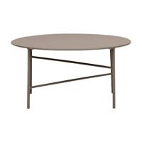 Lisomme Mila metalen tuin salontafel taupe - Ø70 cm