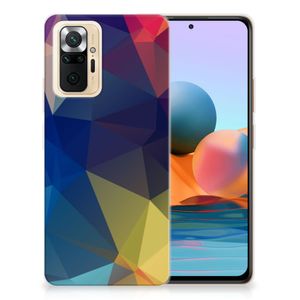 Xiaomi Redmi Note 10 Pro TPU Hoesje Polygon Dark