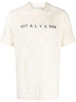 1017 ALYX 9SM t-shirt à logo imprimé - Tons neutres