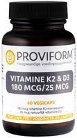 Vitamine K2 180mcg & D3 25mcg