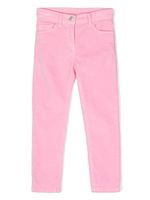 Chiara Ferragni Kids pantalon à coupe droite - Rose - thumbnail