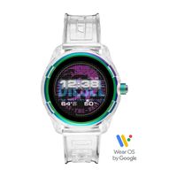 Horlogeband Smartwatch Diesel DZT2021 Kunststof/Plastic Wit 22mm - thumbnail