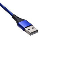 Akyga USB-kabel USB-A stekker, USB-C stekker 1.00 m Blauw AK-USB-42 - thumbnail