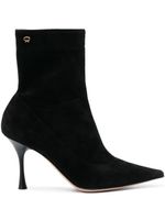 Gianvito Rossi bottines Dunn en daim 90 mm - Noir