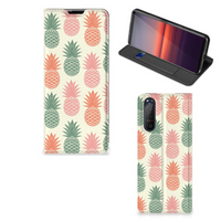 Sony Xperia 5 II Flip Style Cover Ananas - thumbnail