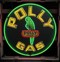 Polly Gas Neon Verlichting - XL - 100 x 100 cm - thumbnail