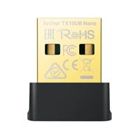 TP-Link Archer TX10UB Nano WLAN Buletooth Adapter voor PC, Wi-Fi 6 AX900 Dual Band WLAN Stick, Bluetooth 5.3, nano-formaat, WPA3, MU-MIMO, alleen compatibel met Windows 11/10