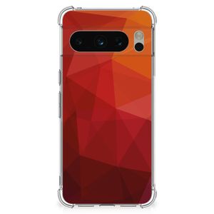 Shockproof Case voor Google Pixel 8 Pro Polygon Red