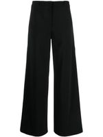 Patrizia Pepe pantalon palazzo Essential à taille haute - Noir