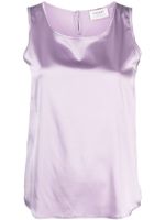 Wild Cashmere blouse en soie à design sans manches - Violet