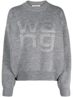 Alexander Wang pull à effet d'épaules descendues - Gris