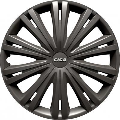 Carpoint wieldoppen Giga 15 inch ABS antraciet set van 4 Carpoint wieldoppen Giga 15 inch ABS antraciet set van 4