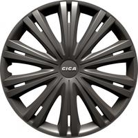 Carpoint wieldoppen Giga 15 inch ABS antraciet set van 4