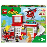 LEGO DUPLO 10970 Brandweerkazerne en Helikopter - thumbnail