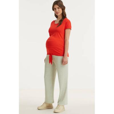 LOVE2WAIT zwangerschapsshirt rood LOVE2WAIT zwangerschapsshirt rood