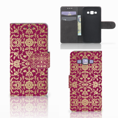 Wallet Case Samsung Galaxy A3 2015 Barok Pink