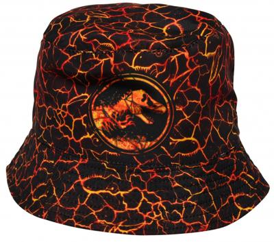 Jurassic World hoedje jongens textiel zwart/oranje maat 54