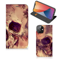 Mobiel BookCase iPhone 12 | iPhone 12 Pro Skullhead - thumbnail