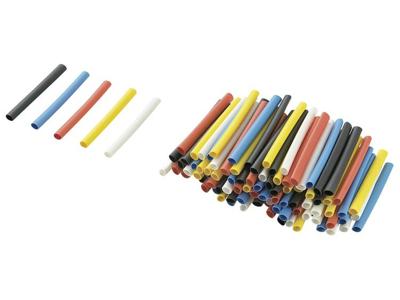 TRU COMPONENTS 1571319 Krimpkous assortiment Bont 2.40 mm 1.20 mm Krimpverhouding:2:1 125 stuk(s)