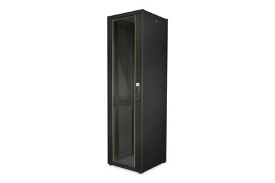 Digitus DN-19 42U-6/6-DB 19inch-patchkast (b x h x d) 600 x 2040 x 600 mm 42 HE Zwart, Zwart (RAL 9005)