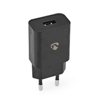 Nedis Oplader | 1x 2.4 A | USB-A | 12 W | 1 stuks - WCHAU242ABK WCHAU242ABK - thumbnail