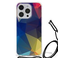 iPhone 14 Pro Shockproof Case Polygon Dark - thumbnail