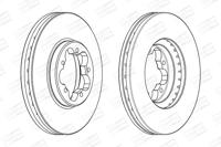 Remschijf CHAMPION, Remschijftype: Geventileerd: , u.a. für Ford - thumbnail
