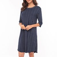 Lady Avenue Bamboo Three Quarter Sleeve Nightdress * Actie * - thumbnail