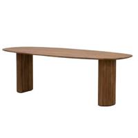 Giga Meubel - Eettafel 300cm Deens Ovaal - Bruin - Mangohout