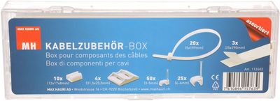 Max Hauri AG 112602 kabelbinder Standaard kabelbinder Transparant 25 stuk(s)