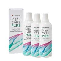 Menicare Pure Voordeelpakket (3x250ml) - Lenzenvloeistof > | 123Optic.com