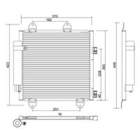 Condensor, airconditioning PowerMax, u.a. für Citroën, Peugeot, Toyota