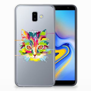 Samsung Galaxy J6 Plus (2018) Telefoonhoesje met Naam Cat Color