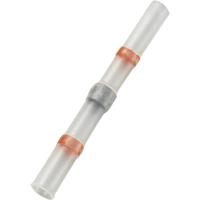 TRU COMPONENTS 736373 Stootverbinder Met krimpkous 0.304 mm² 0.705 mm² Volledig geïsoleerd Rood 1 stuk(s)