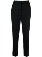 Peserico pantalon slim à taille haute - Noir