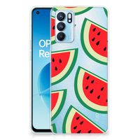 OPPO Reno 6 5G Siliconen Case Watermelons