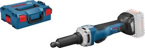 Bosch Blauw GGS 18V-23 PLC Professional rechte slijper met veiligheidsschakelaar zonder accu's en lader in L-Boxx - 0601229200