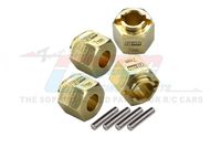 GPM Brass 7mm Wheel Hex Hub Extenders (+1.5mm) - Traxxas TRX-4M - thumbnail