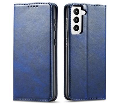 Casecentive Leren Wallet case Luxe Samsung Galaxy S21 Plus blauw - 8720153793186 Casecentive Leren Wallet case Luxe Samsung Galaxy S21 Plus blauw - 8720153793186