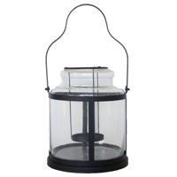 Esschert Design Windlicht L 25 X 14 X 28,7 Cm Ijzer Zwart