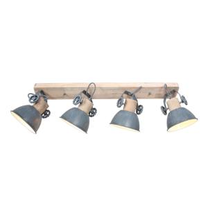 Steinhauer Landelijke plafondlamp Gearwood 4-lichts 2729GR