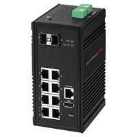 Edimax IGS-5208 - Industriële 8-poorts Gigabit Web Managed Switch met 2 SFP-poorts