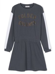 Golden Goose Kids long-sleeve elasticated dress - Bleu