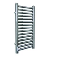 Elektrische Radiator Sanicare Qubic 126.4x60 cm Chroom Met Chrome Thermostaat 565 Watt - thumbnail