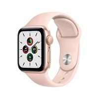Apple Horloge SE GPS, 40mm Zilver Aluminium Case met Witte Sport Band - Regular (Refurbished)