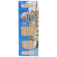 Ronde verf penselen set 12 stuks   -