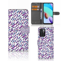 Xiaomi Redmi 10 Telefoon Hoesje Feathers Color - thumbnail