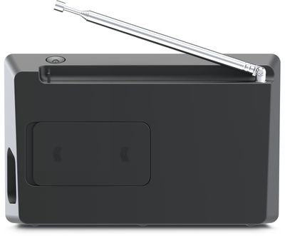 TechniSat DIGITRADIO 2 Radio DAB+, VHF (FM) DAB+, FM, Bluetooth Wekfunctie Zwart/zilver