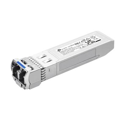 TP-Link Omada 25G Base-LR SFP28 LC Transceiver SFP+/SFP28 LC, singlemode SFP+/SFP28 LC, zendt gegevens tot 10 km bij 25,78 Gbit/s, DDM-compatibel en hot-pluggable, laag stroomverbruik